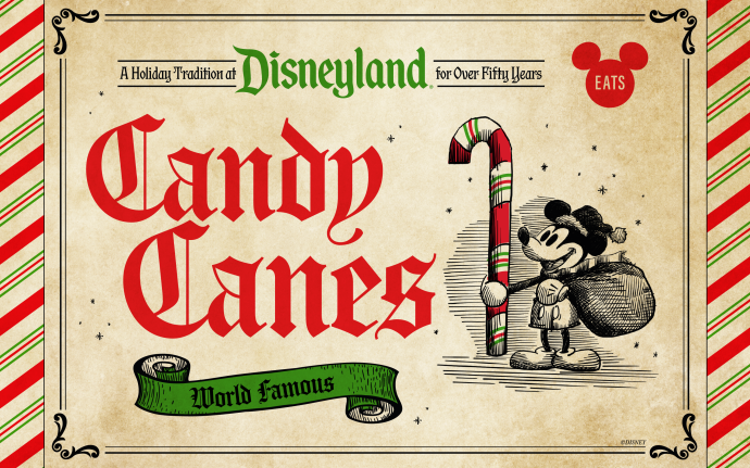 2023 Disneyland Candy Canes Disney Eats Wallpaper