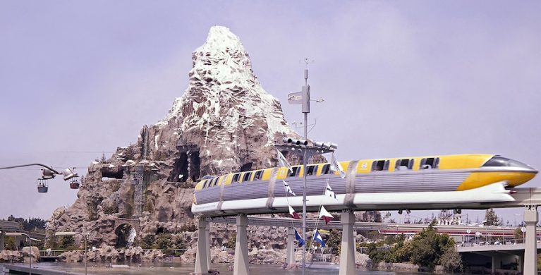Exterior of Matterhorn Bobsleds, Disneyland attraction