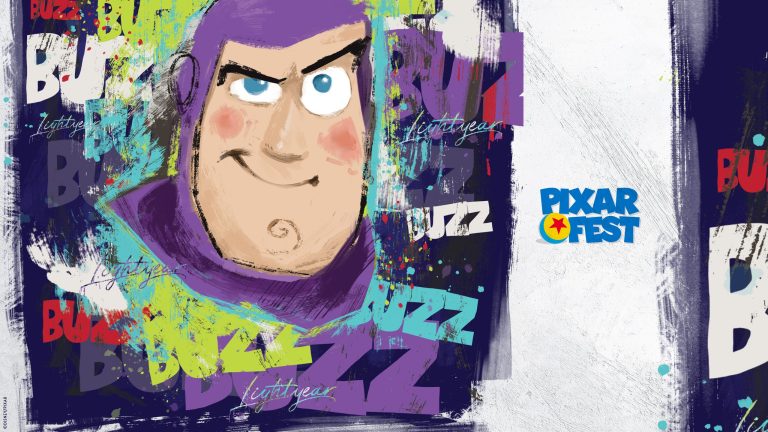 Pixar Painted Wallpapers with Buzz Lightyear 2024 Desktop
