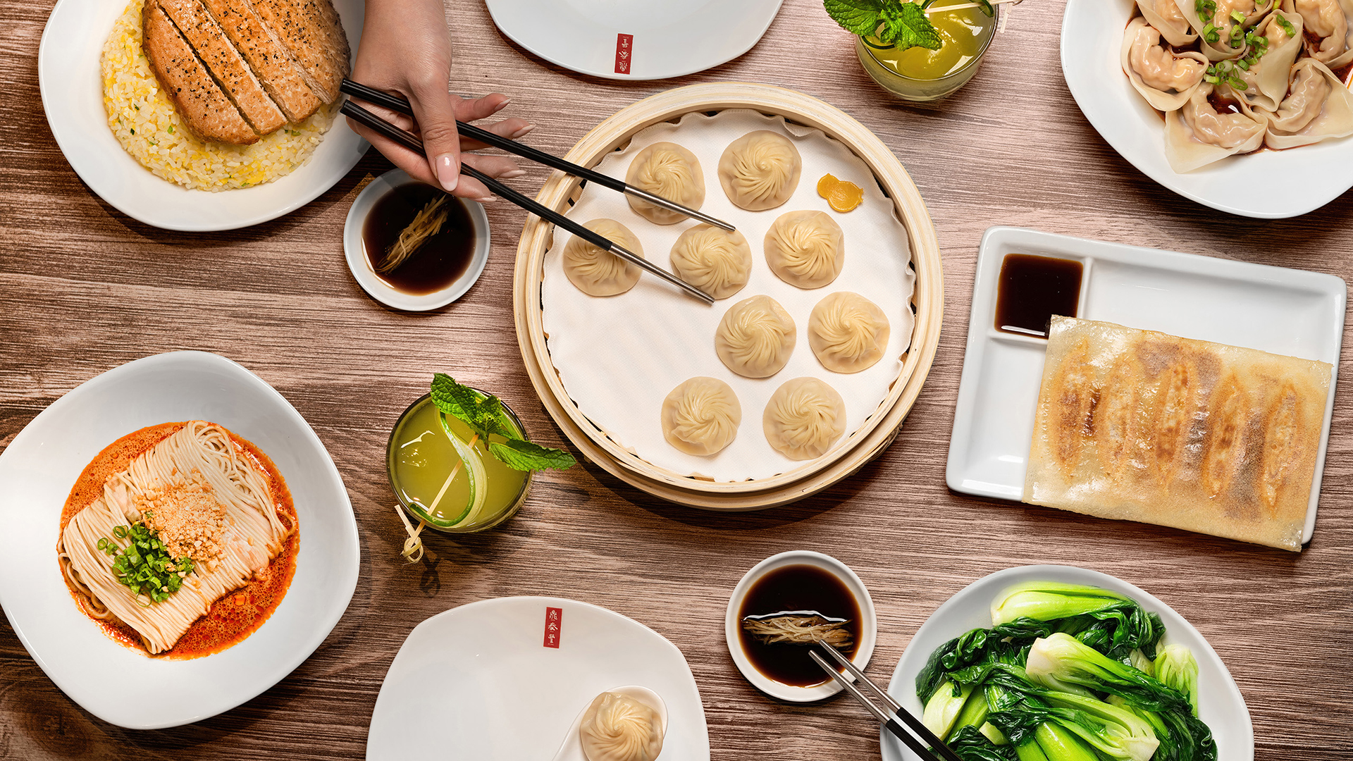 Din Tai Fung Food Spread