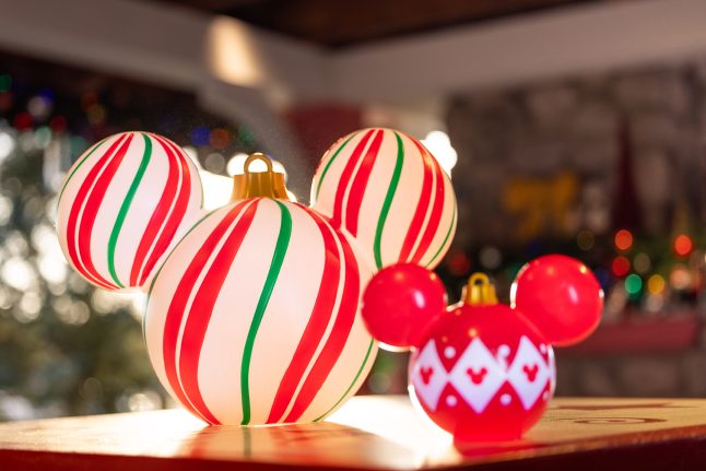 Mickey-shaped tabletop ornaments