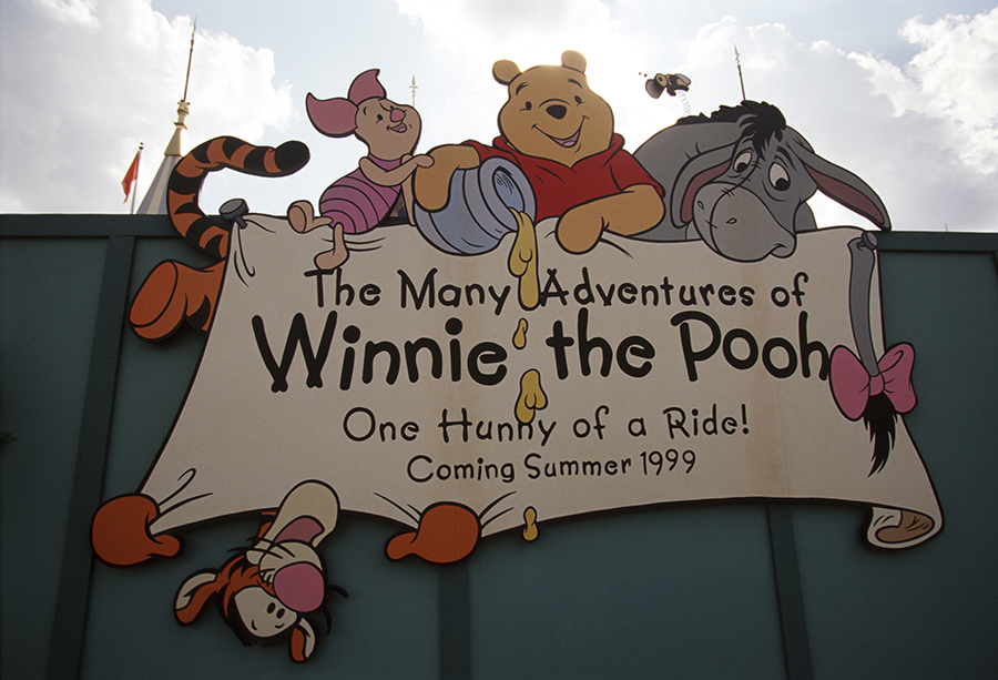 Pooh Ride Sign Pooh Ride Vintage Photos to Celebrate its 25th Anniversary - Disney ...