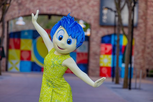 Joy at Pixar Plaza