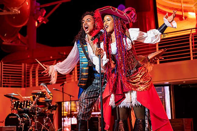 Disney Cruise Line nighttime deck celebration, Pirate’s Rockin’ Parlay Party, returns aboard the Disney Destiny