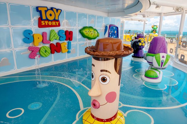 Toy Story-themed district designed especially for families with toddlers and young children onboard the Disney Destiny