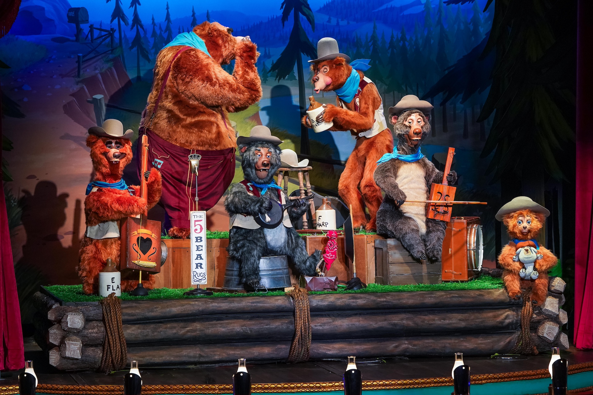 Newly reimagined Country Bear Musical Jamboree show in Magic Kingdom at Disney World