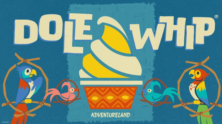 2024 DOLE Whip Day Enchanted Tiki Room Wallpaper