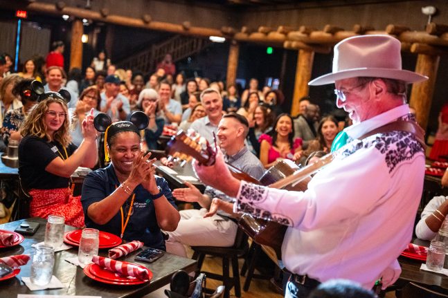 2024 Disney Grants recipients enjoy a surprise at Hoop-Dee-Doo Musical Revue