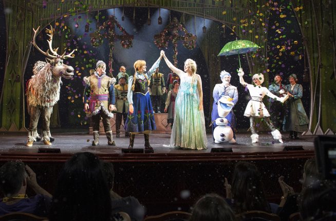 “Frozen, A Musical Spectacular,” a Disney Cruise Line production on Disney Destiny