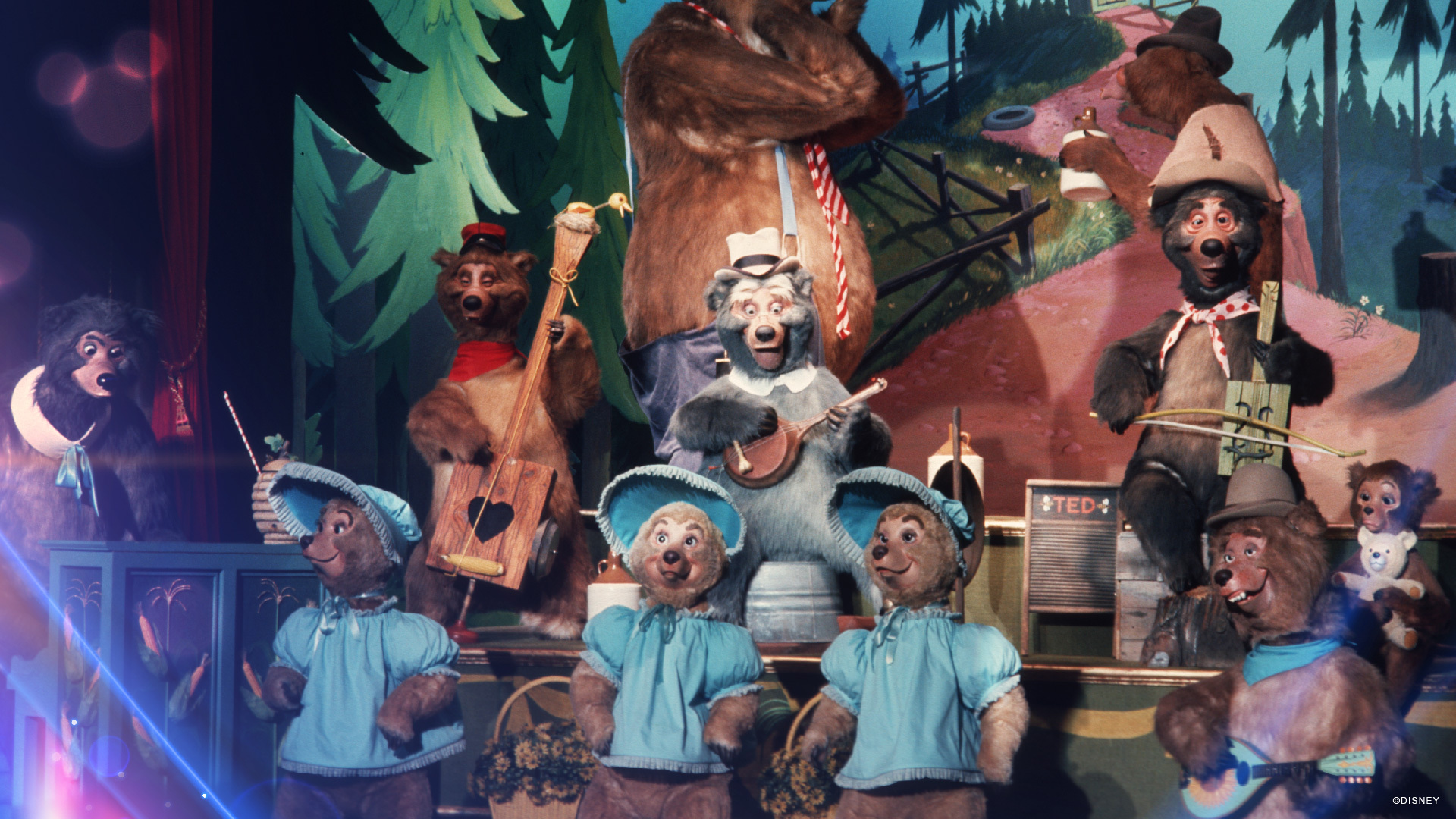 Country Bear Jamboree photo from Walt Disney Archives