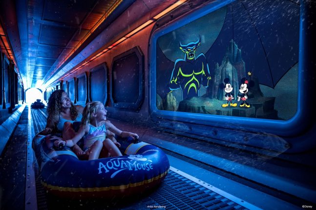 The Disney Destiny will introduce a quirky new storyline on AquaMouse, Disney Cruise Line’s signature attraction at sea.