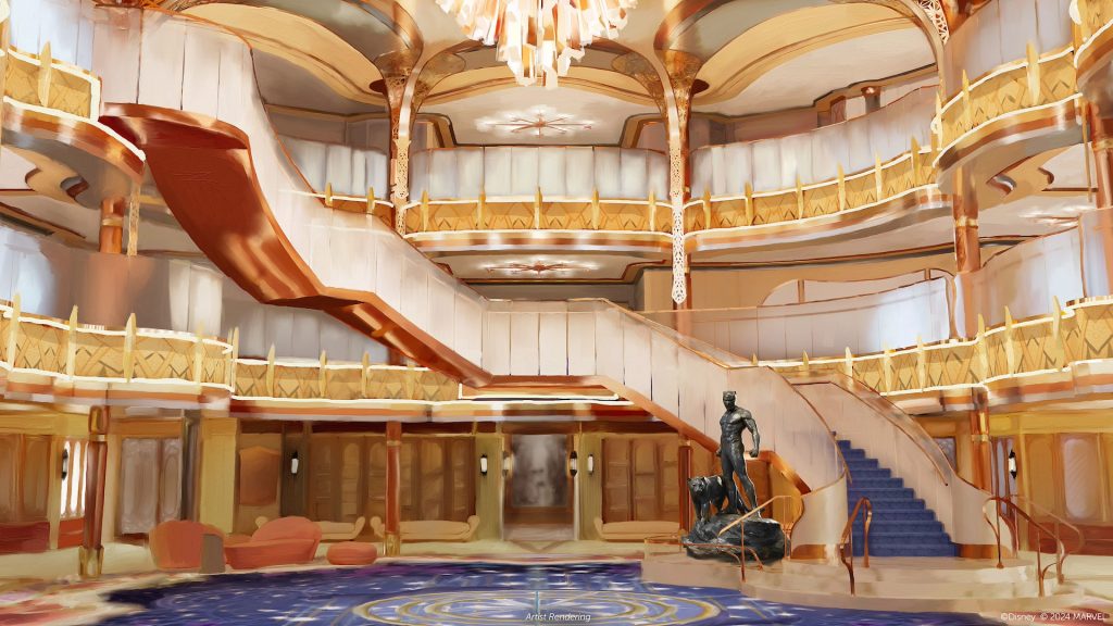 Disney Destiny Grand Hall Cruise Ship