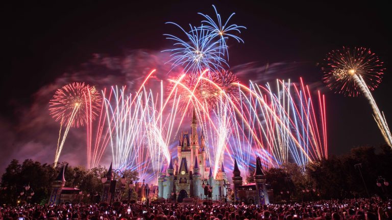 Fourth of July fireworks at Walt Disney World