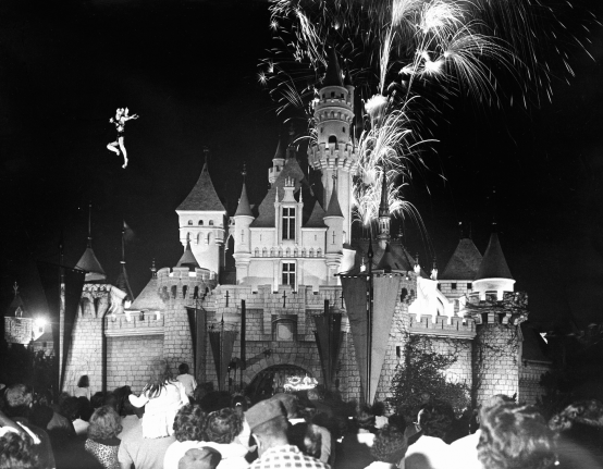 1957 Disney Fireworks at Disneyland Park