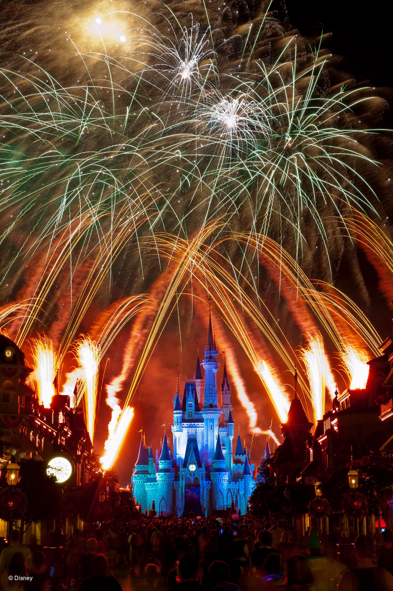 Summer fireworks at Walt Disney World