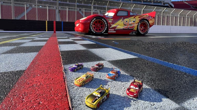 Pixar's "Cars" and NASCAR New Playset and Racers from Mattel