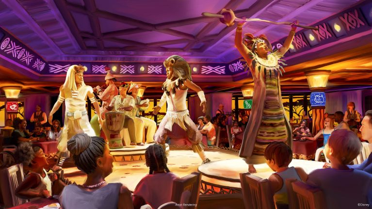 Three Days of Heroes & Villains Onboard Disney Destiny from Disney Cruise Line Starts Today with "The Lion King" Dining Experience