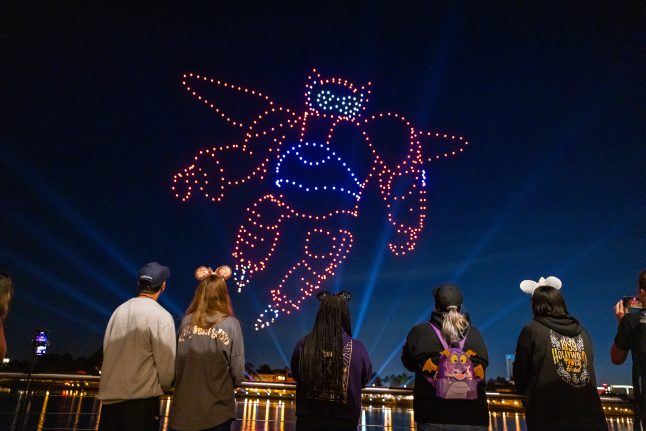 Cast members pose at the "Disney Dreams That Soar" cast preview