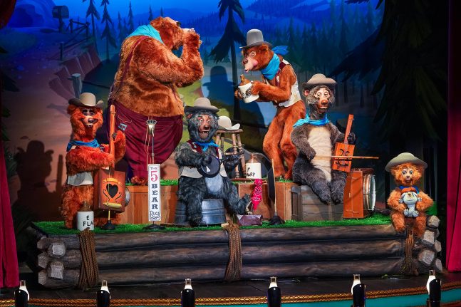 Five Bear Rugs in Country Bear Musical Jamboree