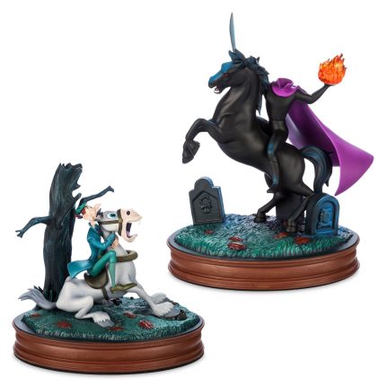  Ichabod Crane and Headless Horseman Light-Up Figure Set 