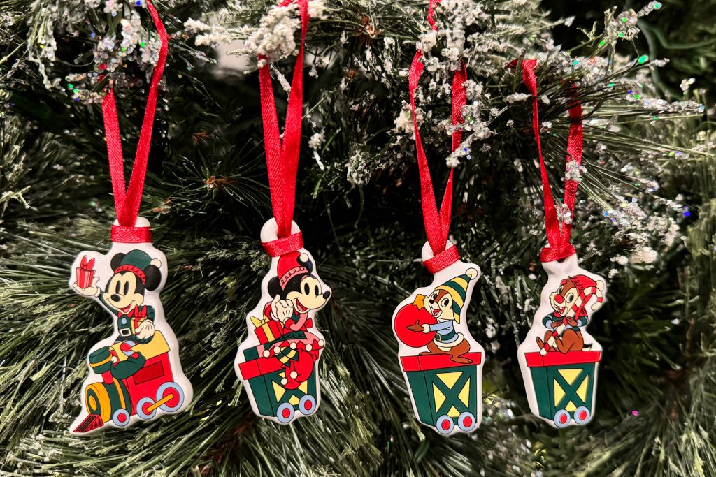 Disneyland christmas ornaments 2025