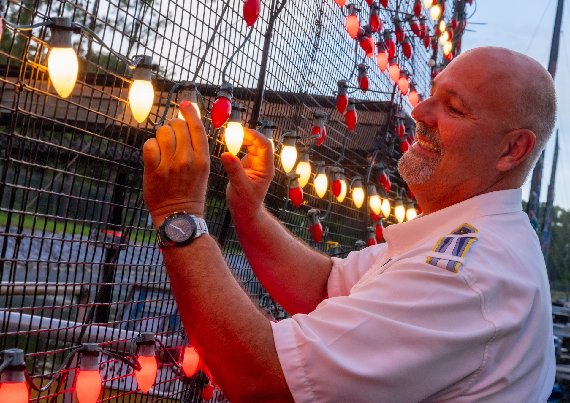 Cast member works on Disney’s Electrical Water Pageant