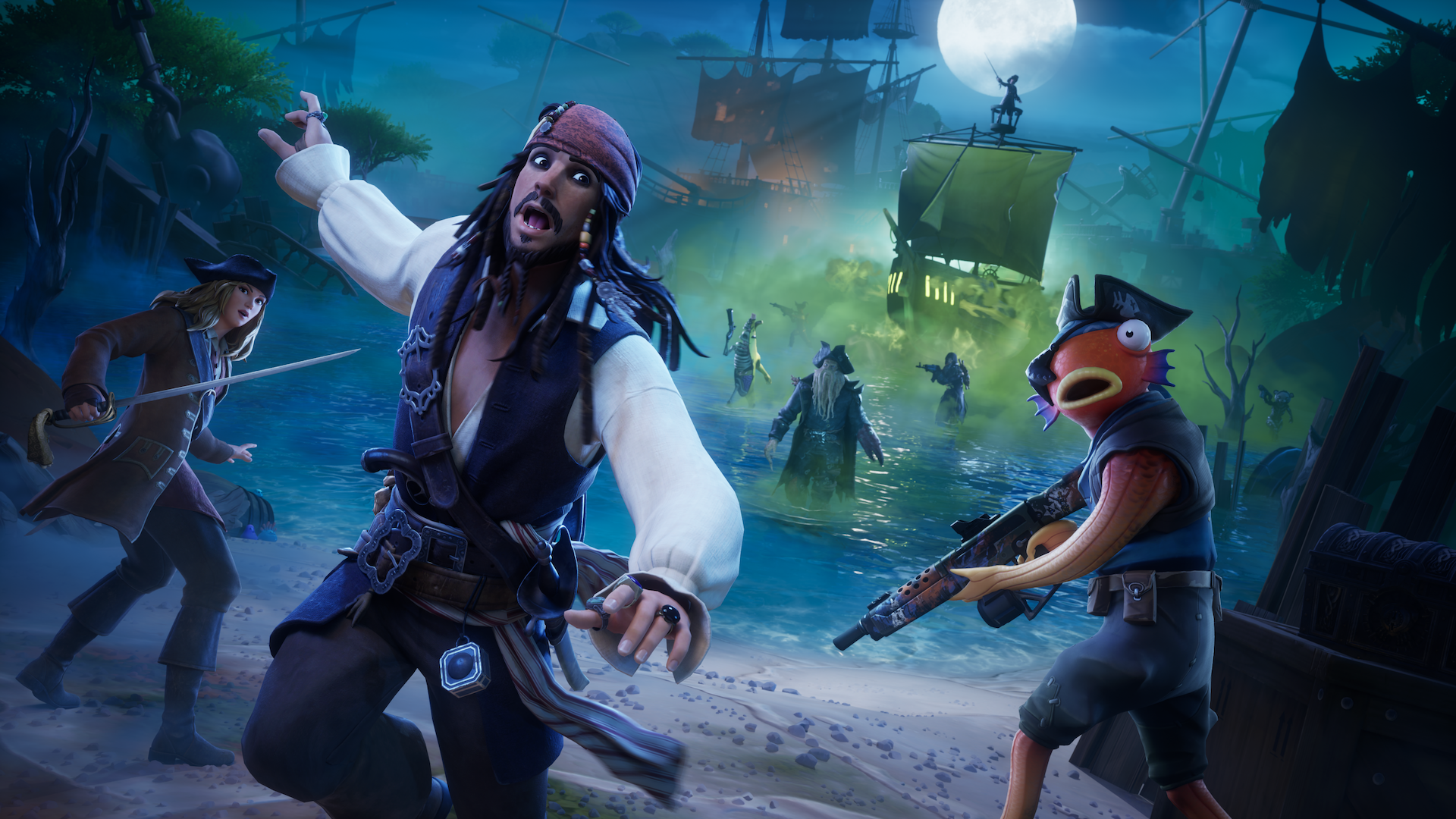 Captain Jack Sparrow in Fortnite