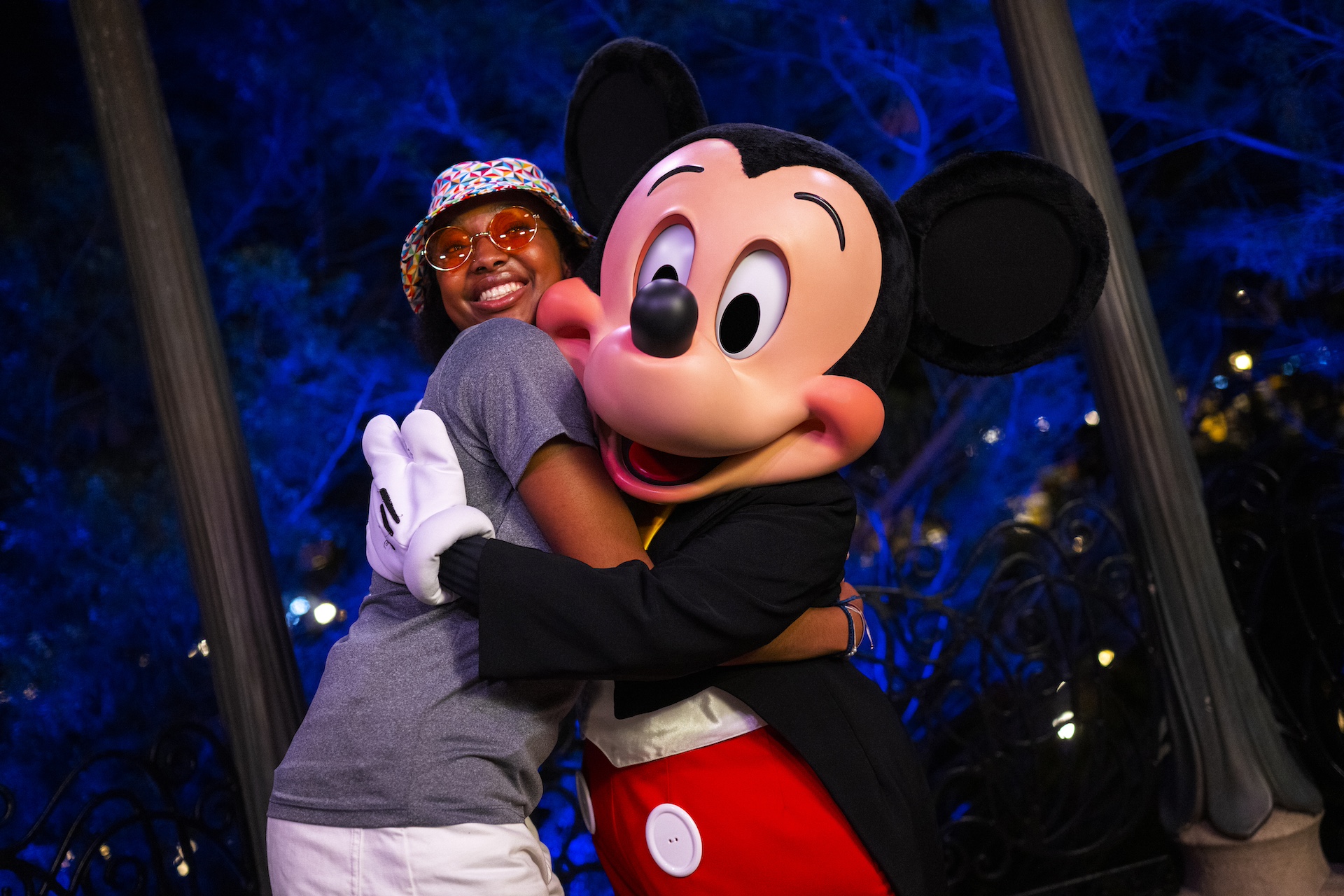 Mickey Mouse pictured with guest, Disney After Hours is back at Walt Disney World Resort for 2025