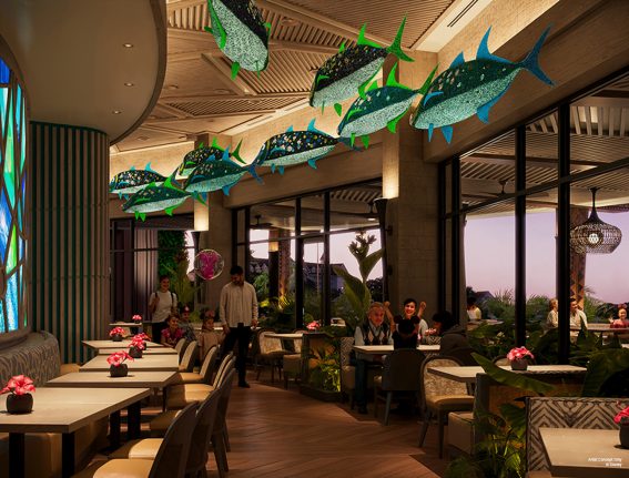 Artist rendering of Wailulu Bar & Grill