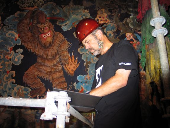 Joe Rohde hard at work on Expedition Everest – Legend of the Forbidden Mountain