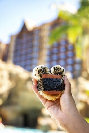 Mickey Mouse-shaped Musubi from Aulani, A Disney Resort & Spa 