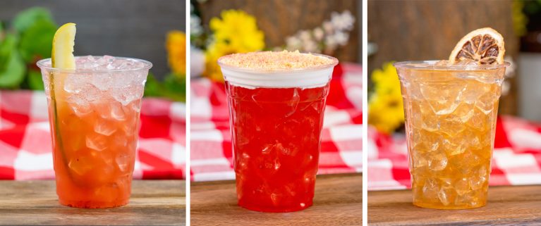 Sparkling Strawberry-Pickle Lemonade; Strawberry Shortcake Lemonade​; Lemonade-Iced Tea