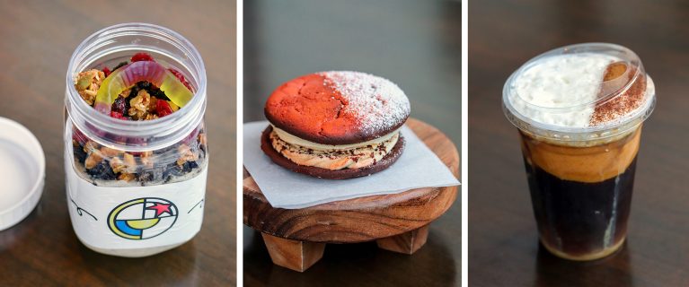 Pumpkin Cheesecake Overnight Oats; Salted Caramel Whoopie Pie; Pumpkin Cold Brew