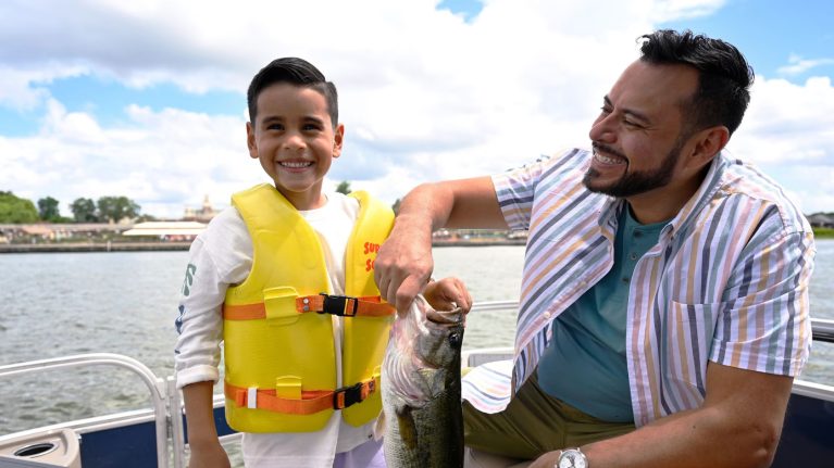 Fishing excursion at Walt Disney World