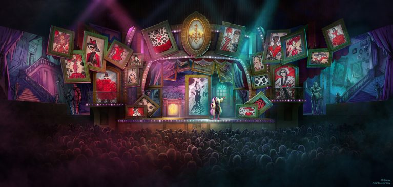 Rendering for new Disney Villains show coming to Disney's Hollywood Studios