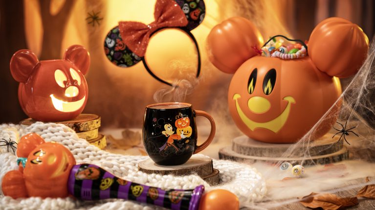 Mickey pumpkin mug, ears and more 