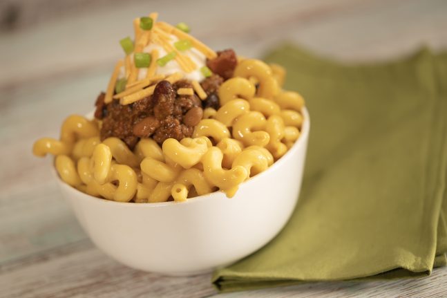 IMPOSSIBLE Chili Cheese Macaroni and Cheese