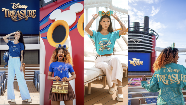 Collage of New Disney Treasure Merchandise Collections 