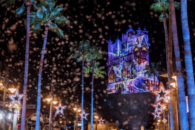 The Twilight Zone Tower of Terror during Disney Jollywood Nights