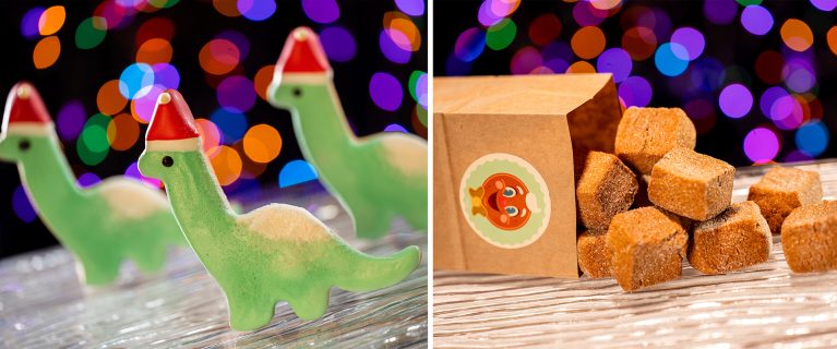 Galletas navideñas Gertie y bocados de pan de jengibre en Disney Jollywood Nights