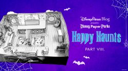 Disney Paper Parks - Printable Haunted Mansion Parlor Model