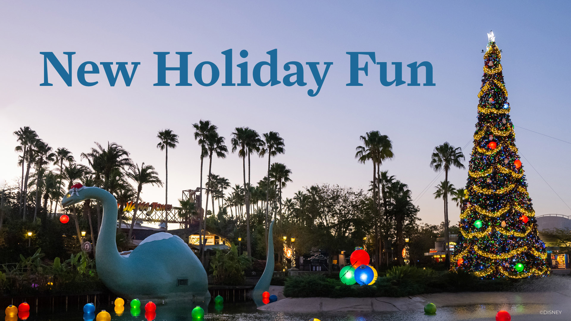 New Holiday Fun at Disney's Hollywood Studios and Disney's Animal Kingdom