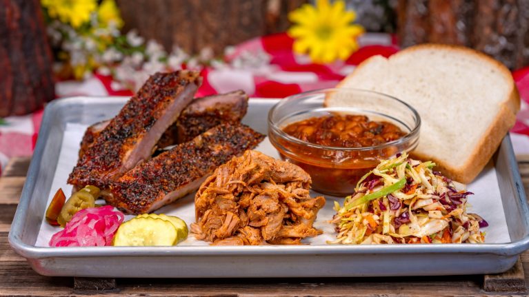 Hungry Bear Barbecue Jamboree - Smoked Barbecue Combo Platter