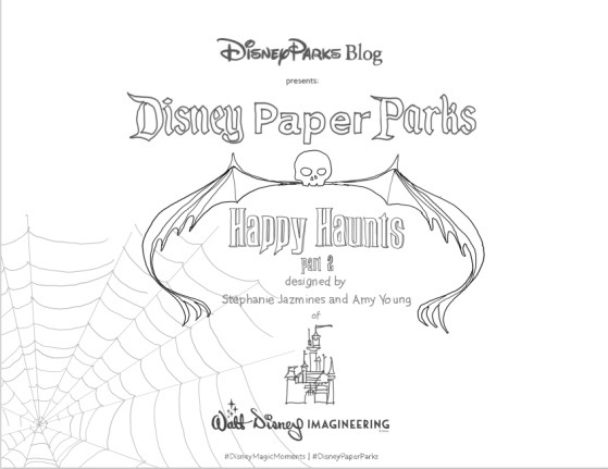 Disney Paper Parks Happy Haunts Part 2