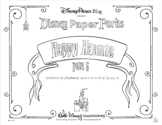 Disney Paper Parks Happy Haunts Part 6