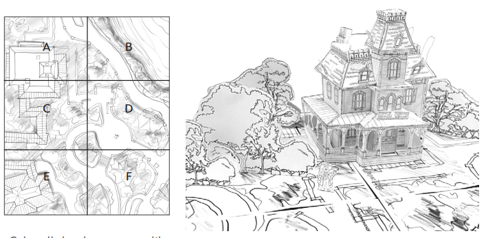 Printable Phantom Manor Paper Model