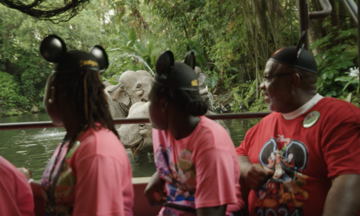 Jackie's family rides Jungle Cruise