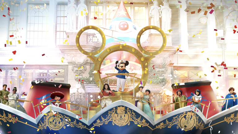 Concept art of the Disney Cruise Line float, “Magic Meets the Seas,” for Macy's Thanksgiving Day Parade