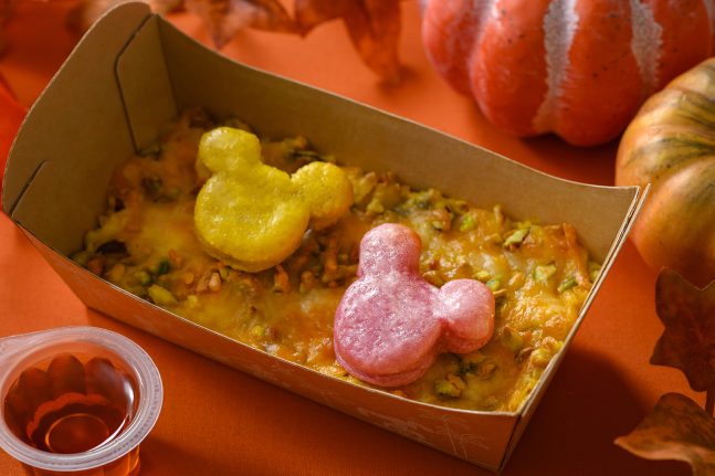 Mickey Mouse-shaped Pumpkin Gnocchi Gratin