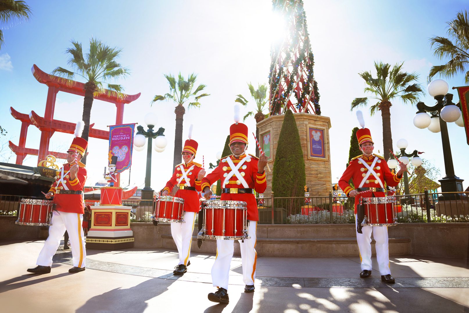 Holiday Toy Drummers at Disney California Adventure Park